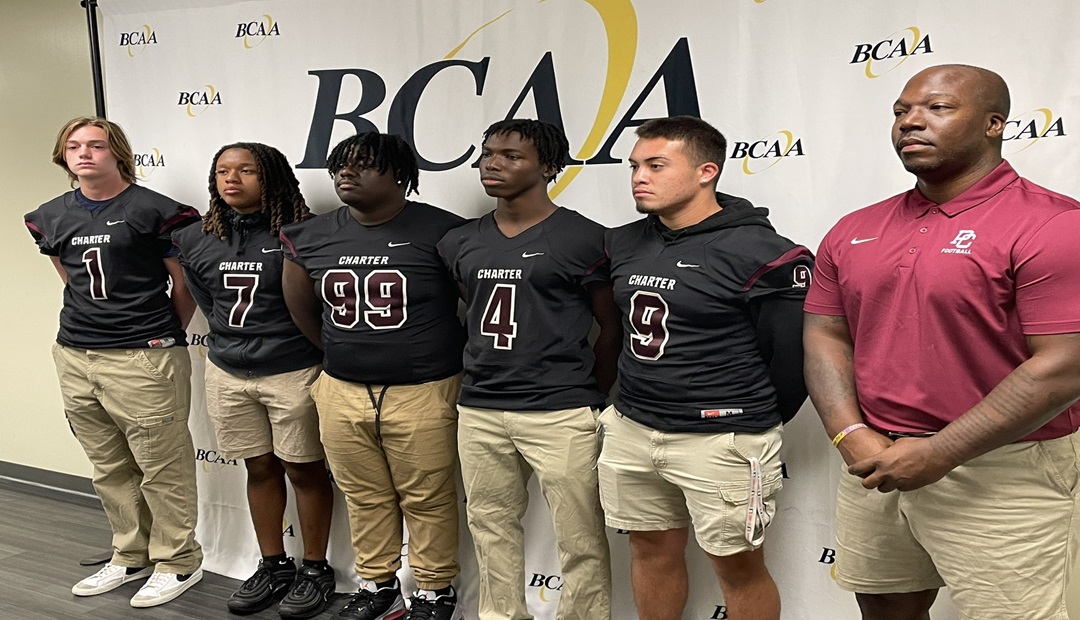 BCAA Football Media Day In The Spotlight