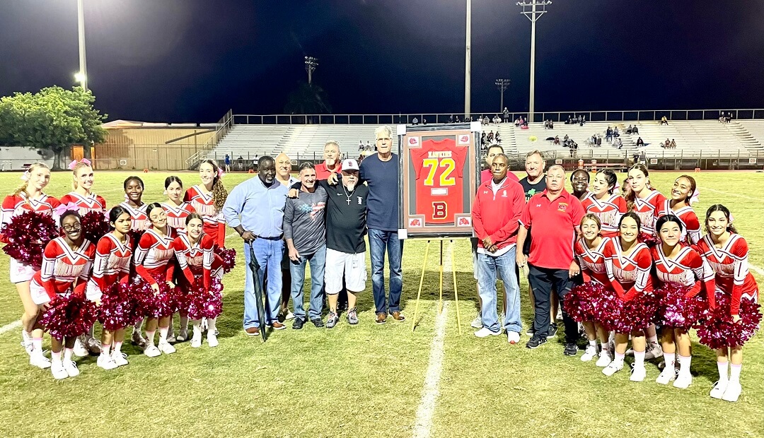 ICON REMEMBERED: South Broward Retires Bill Hawkins Jersey