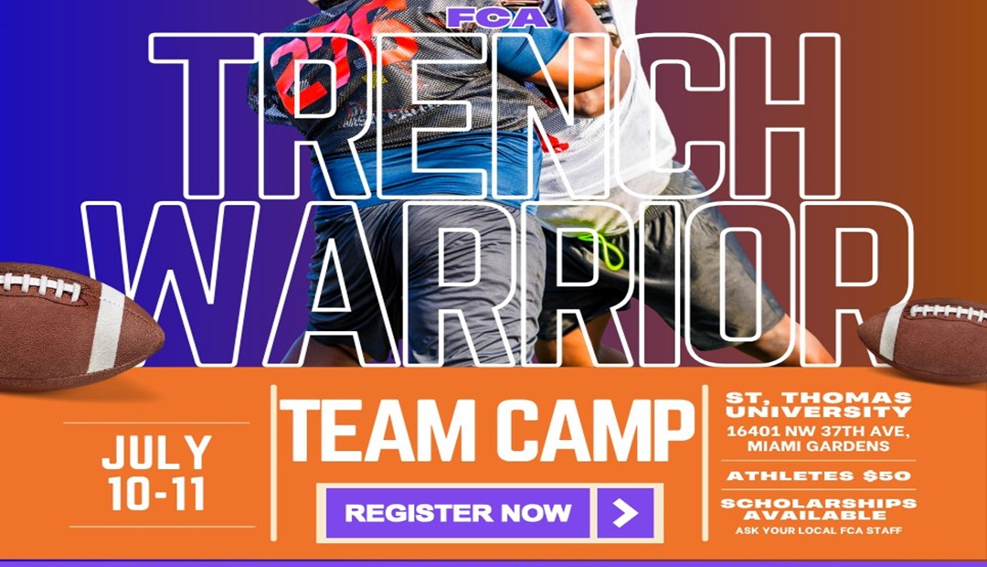 FCA Trench Warrior/Team Padded Camp Comes To Miami This Week