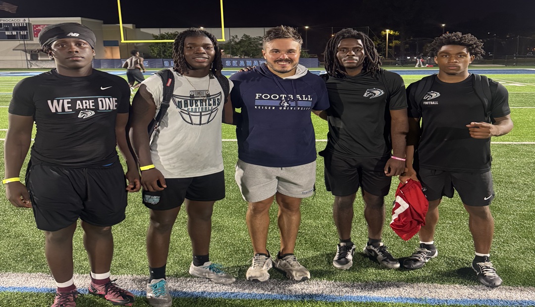 McCarthy Defensive Backs Make An Impression At Keiser Camp