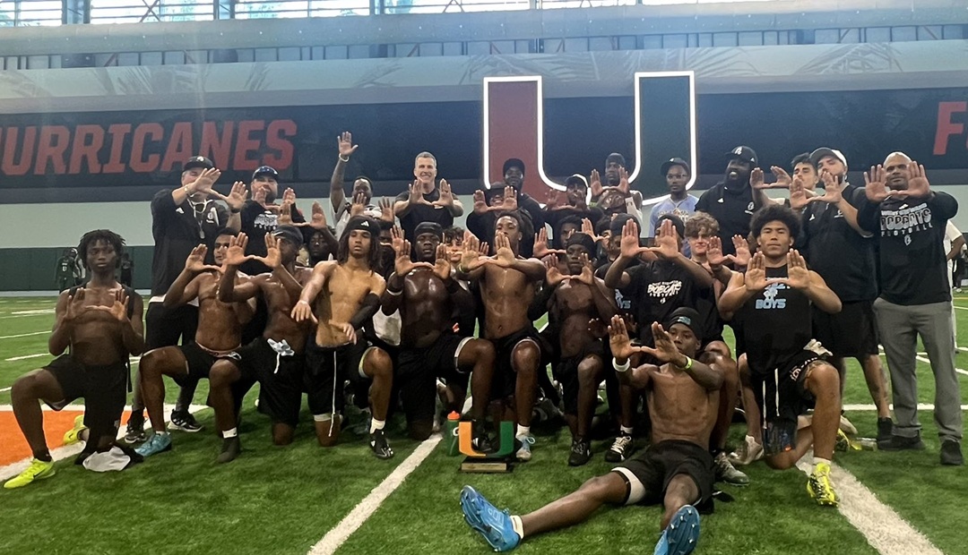 West Broward Wins University of Miami 7-on-7 Event