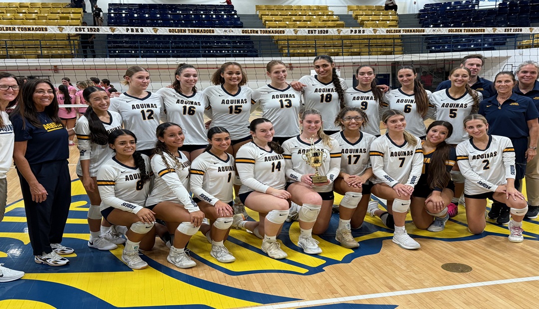 St. Thomas Aquinas Girls’ Volleyball Wins BCAA Big 8 Title 